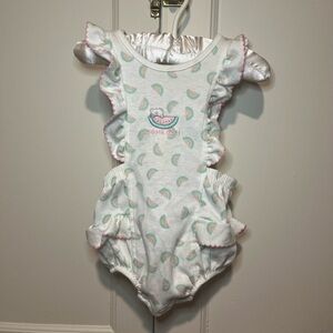Vintage OshKosh B’Gosh Watermelon Bubble Romper